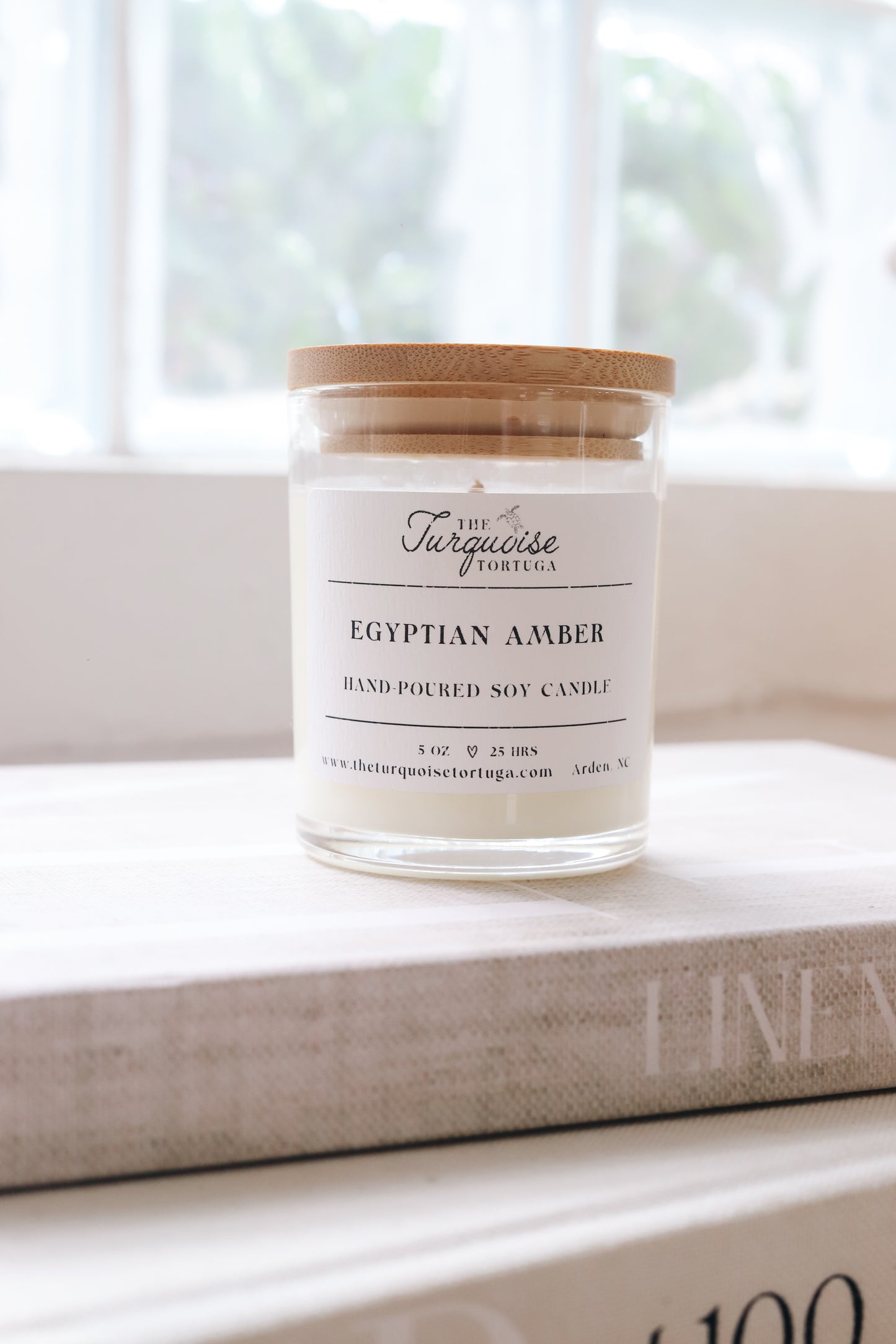 Seasonal Small Glass Candle