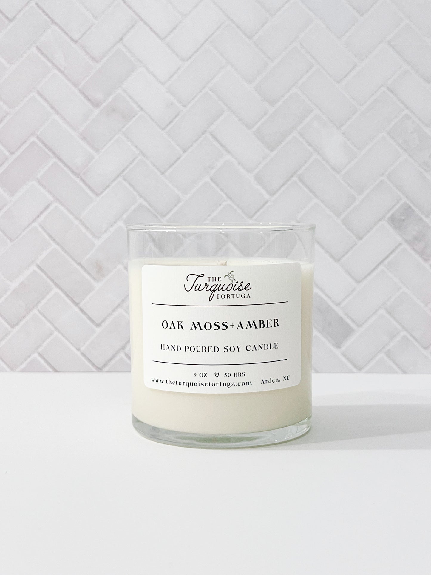 Oak Moss + Amber Candle